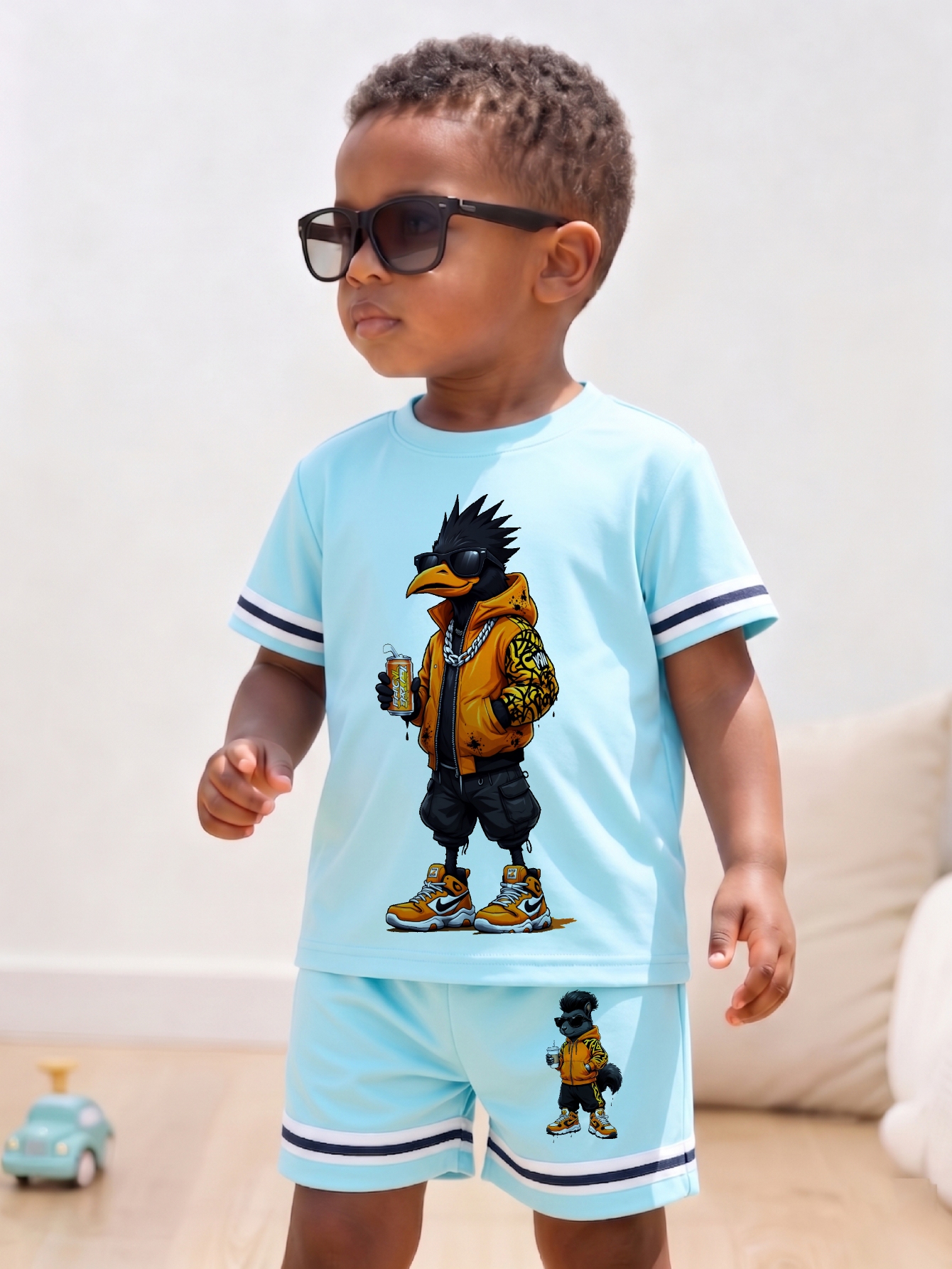 Outdoor Adventure Outfit - 2 Pcs Childrens Clothing Sets Casual