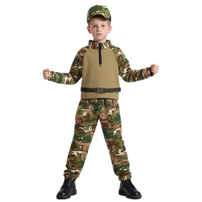 Outdoor Adventure Outfit - Kids Adults Camouflage Frog Outfit Summer