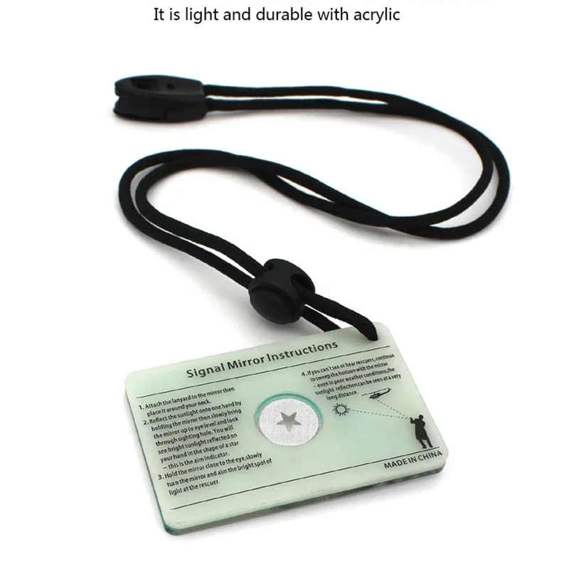 Signal Mirror Rescue - New Exercise Survival Mirrors Signal Glass