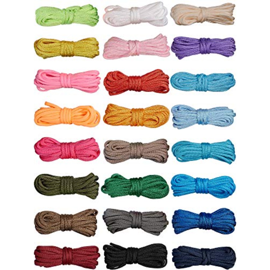 Paracord 550 Feet - 24 Pieces 10 Feet Paracord Cord