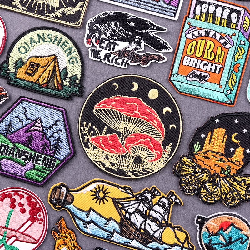 Outdoor Adventure Outfit - Wilderness Outdoor Sewing Embroidery Patch Iron