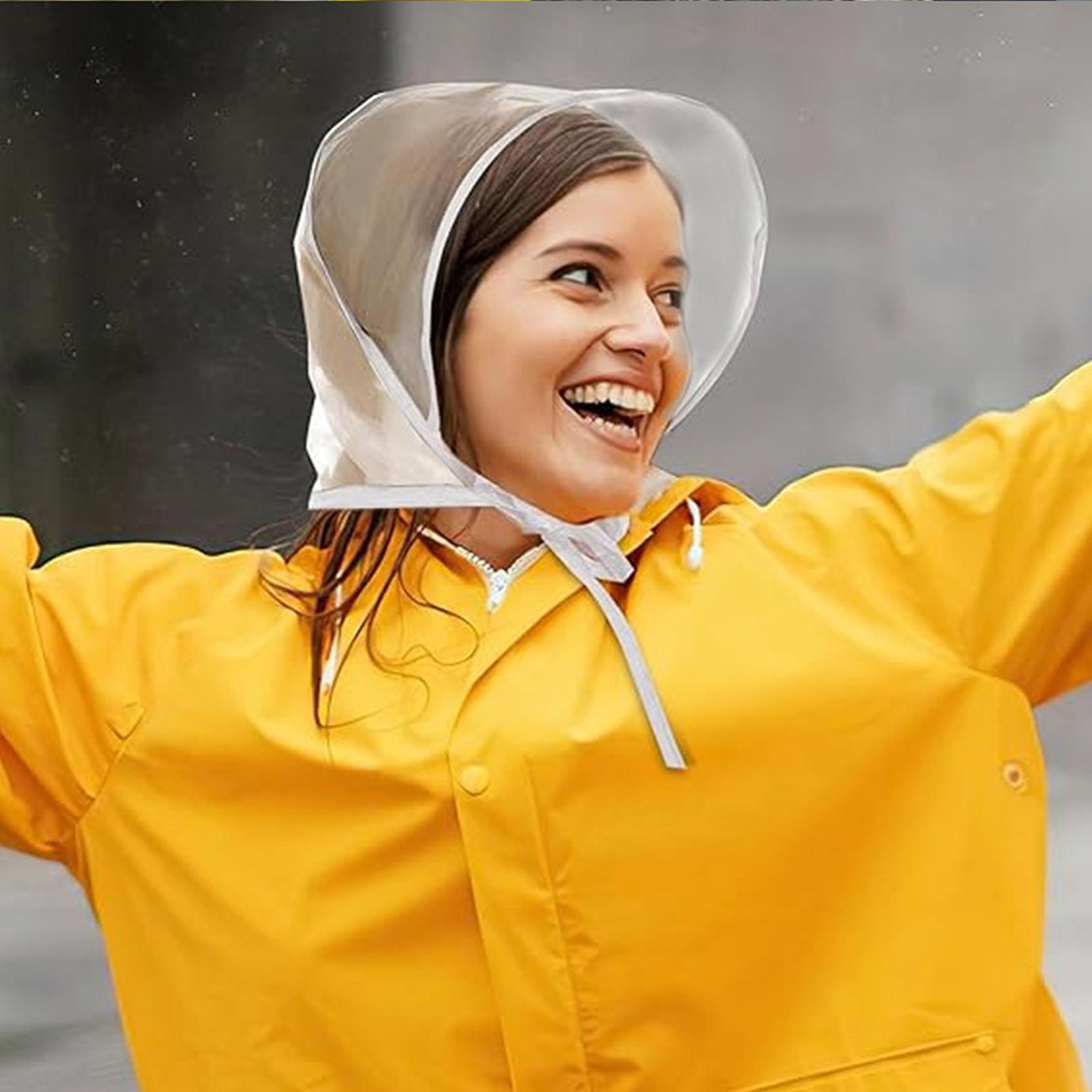 Reusable Transparent Rain Hat  - مراجعة Outdoor Adventure Hat وسعره