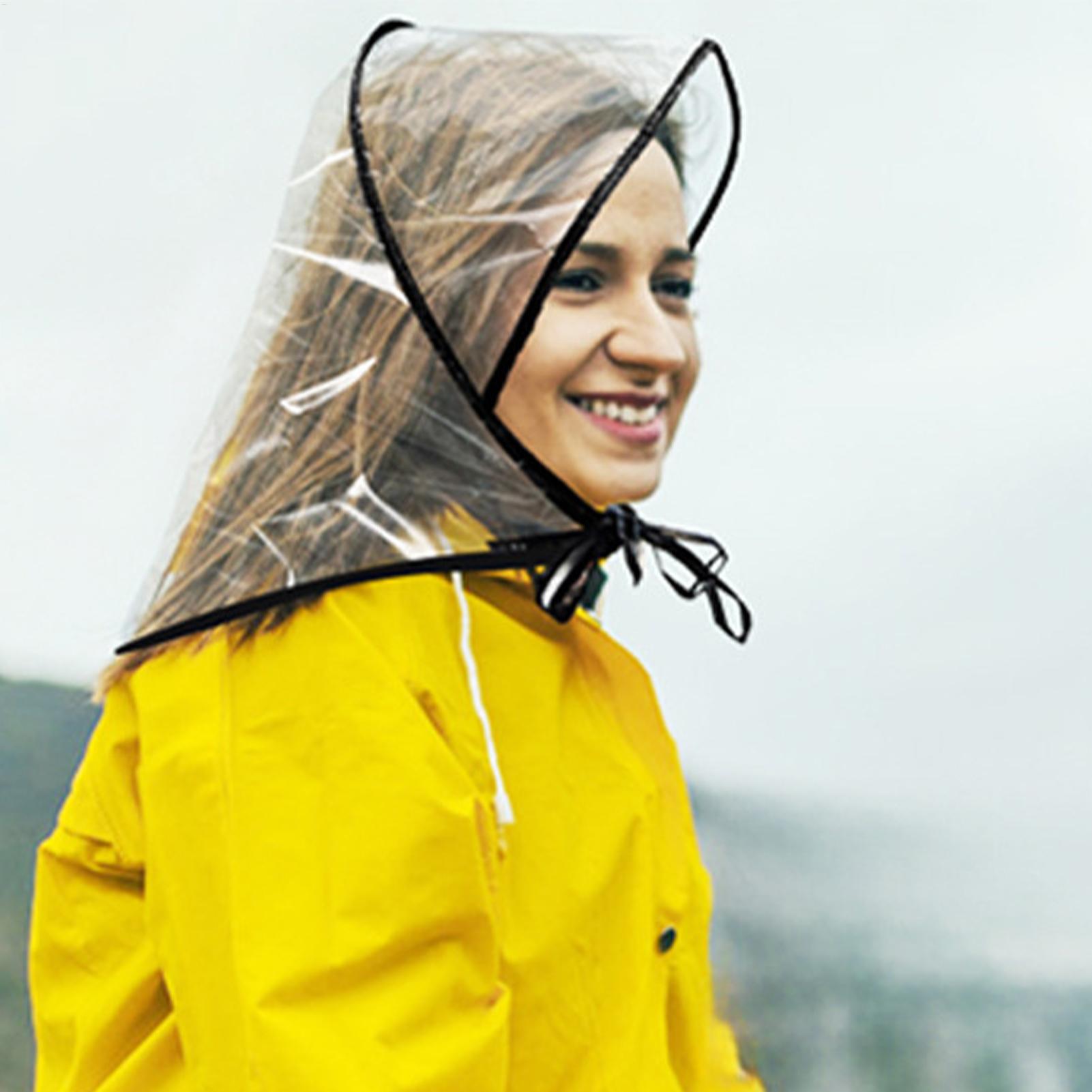 Reusable Transparent Rain Hat  - مراجعة Outdoor Adventure Hat وسعره