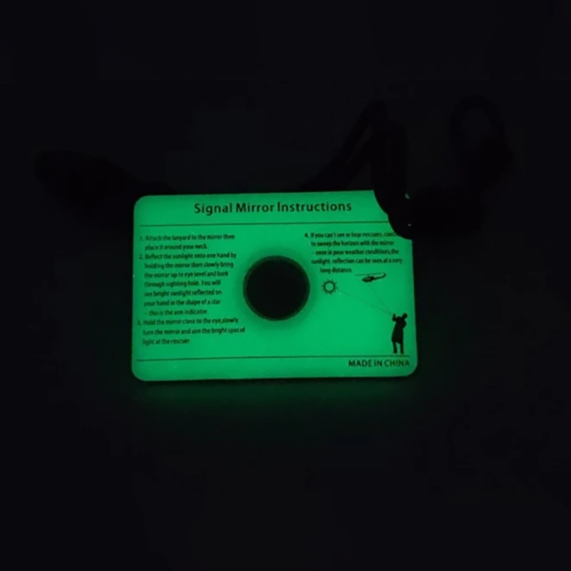 Rectangular Emergency Mirror M - مراجعة Signal Mirror Rescue وسعره