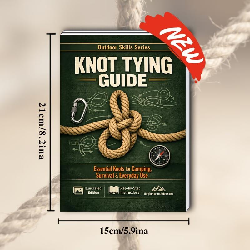 Essential Knot Tying Guide Boo - مراجعة Outdoor Adventure Camp وسعره