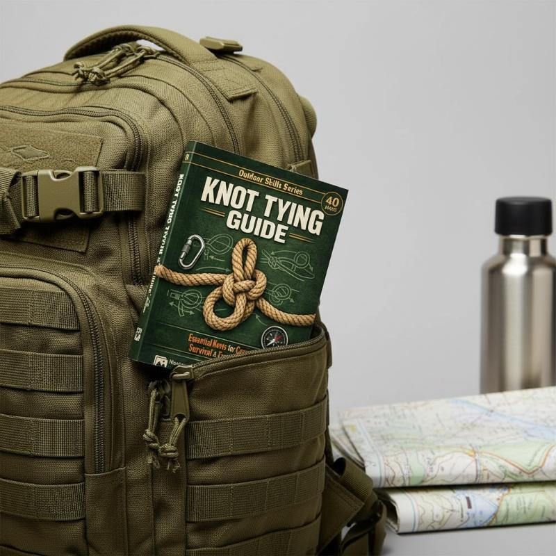 Essential Knot Tying Guide Boo - مراجعة Outdoor Adventure Camp وسعره