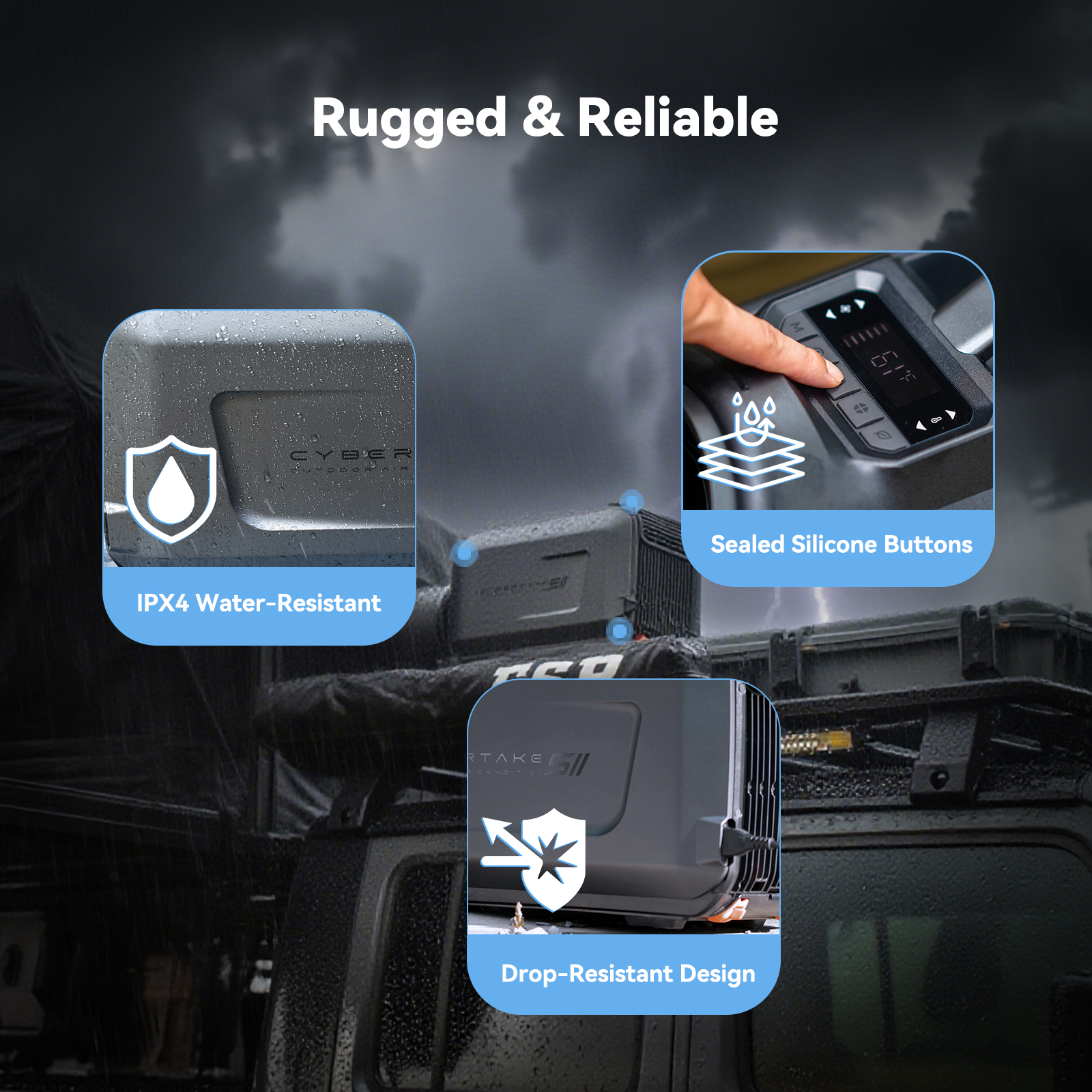 CYBERTAKE S2 Pro Portable Air  - مراجعة Outdoor Adventure Rv وسعره