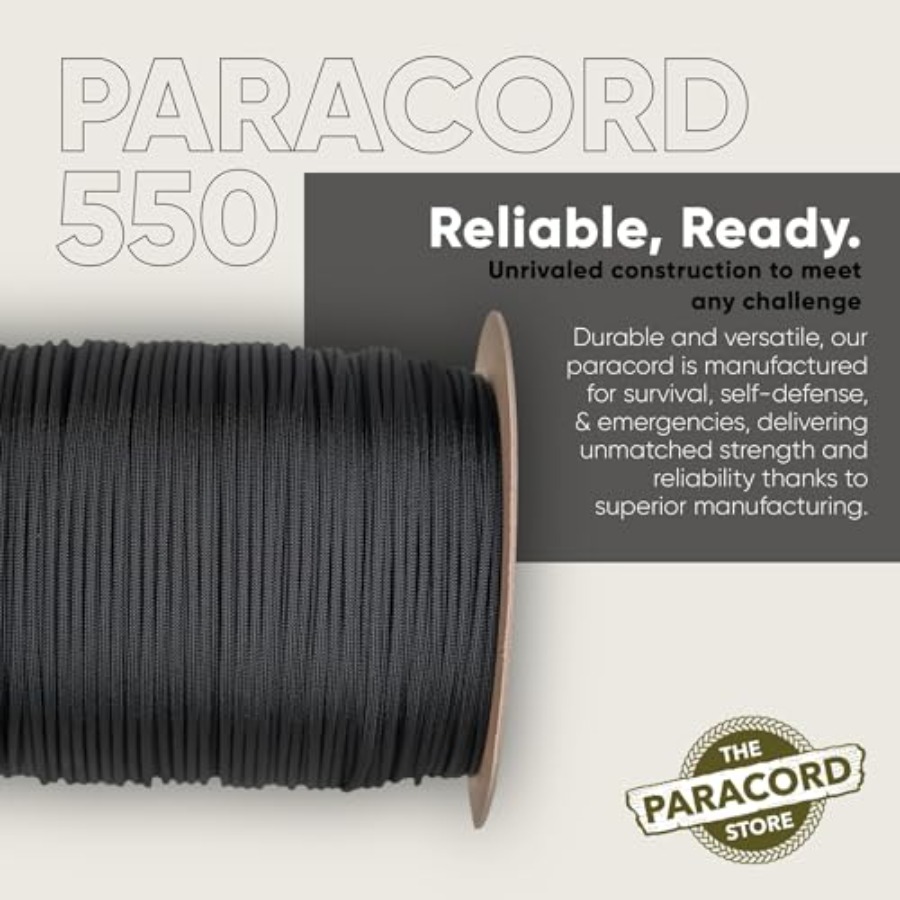 Type III 550 Paracord - 1000 F - مراجعة Paracord 550 Feet وسعره