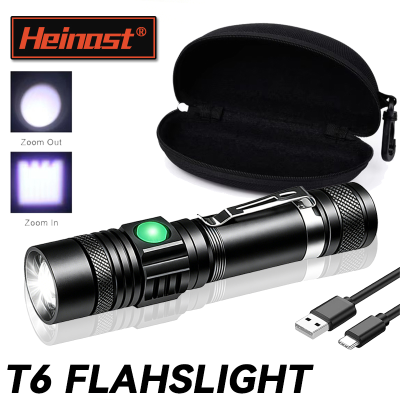 T6 LED Rechargeable Flashlight - مراجعة Outdoor Adventure Camp وسعره