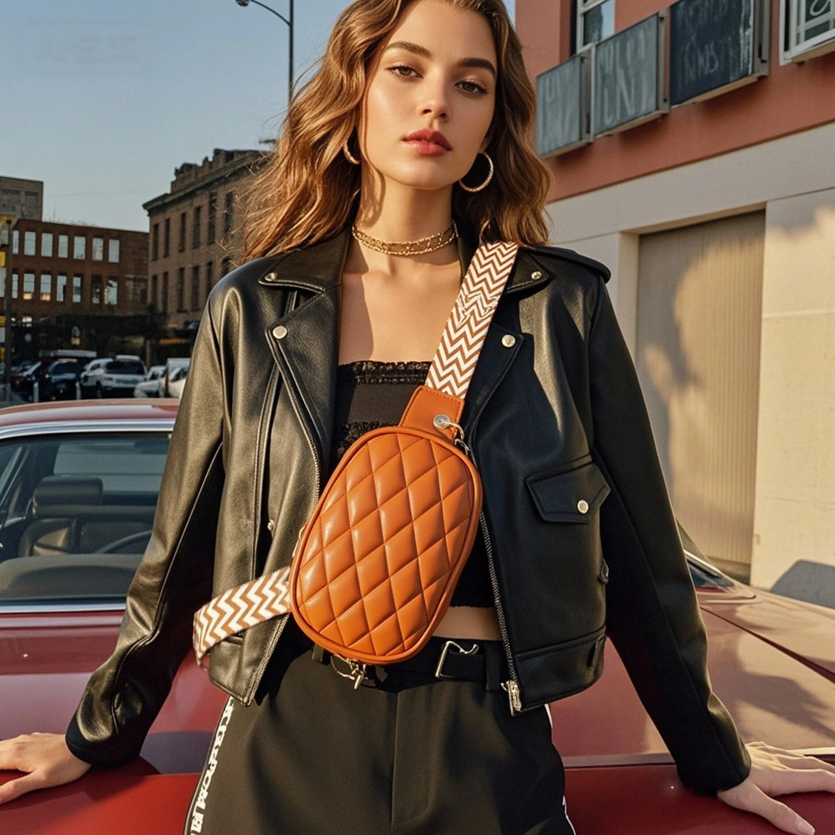 Quilted Crossbody Sling Bag, M - مراجعة Outdoor Adventure Quilt وسعره