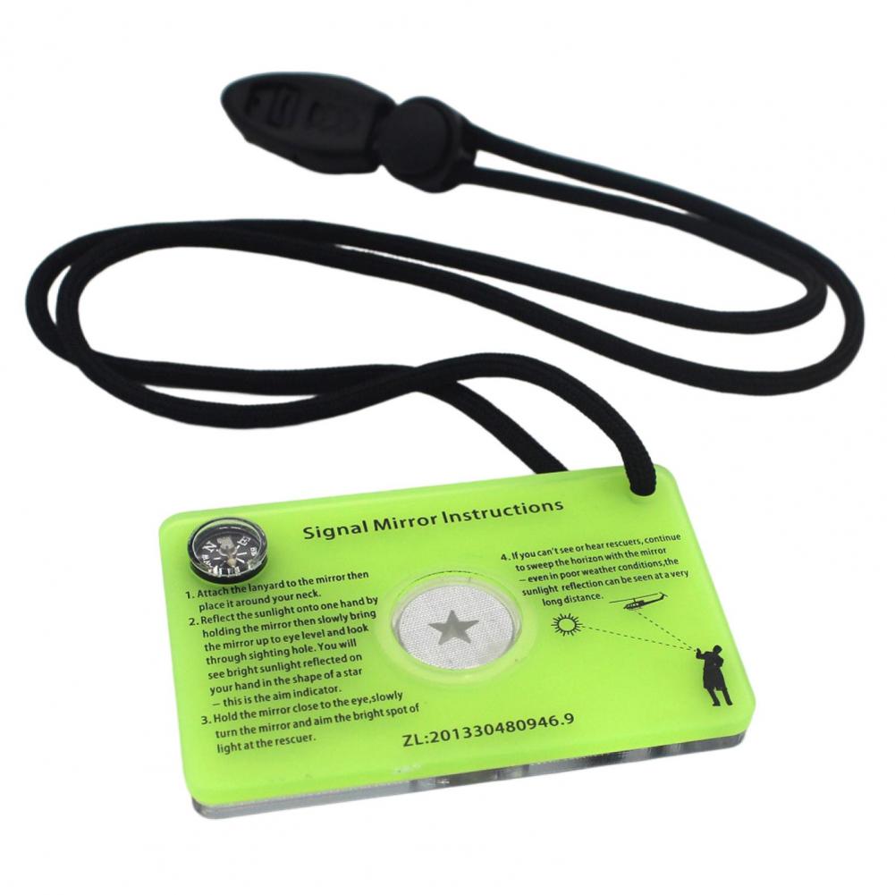 Signal Mirror with Compass Whi - مراجعة Signal Mirror Rescue وسعره