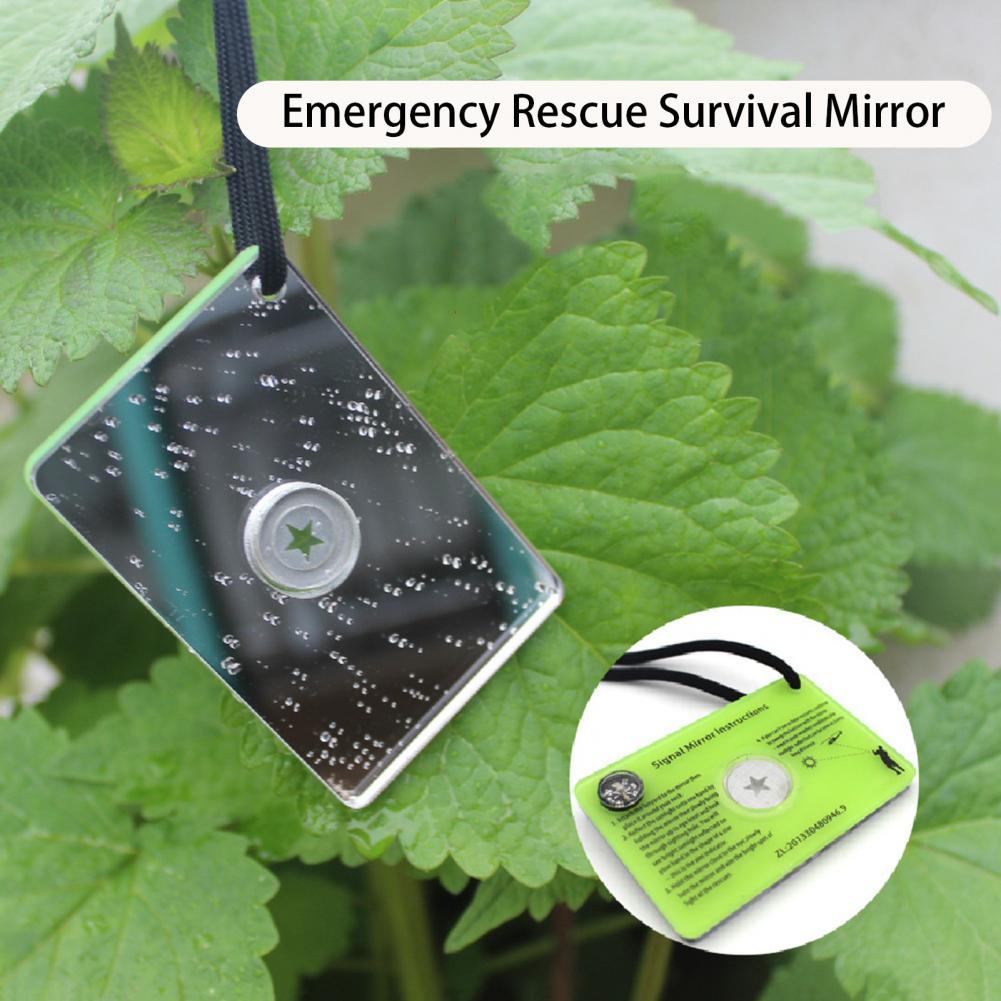 Signal Mirror with Compass Whi - مراجعة Signal Mirror Rescue وسعره