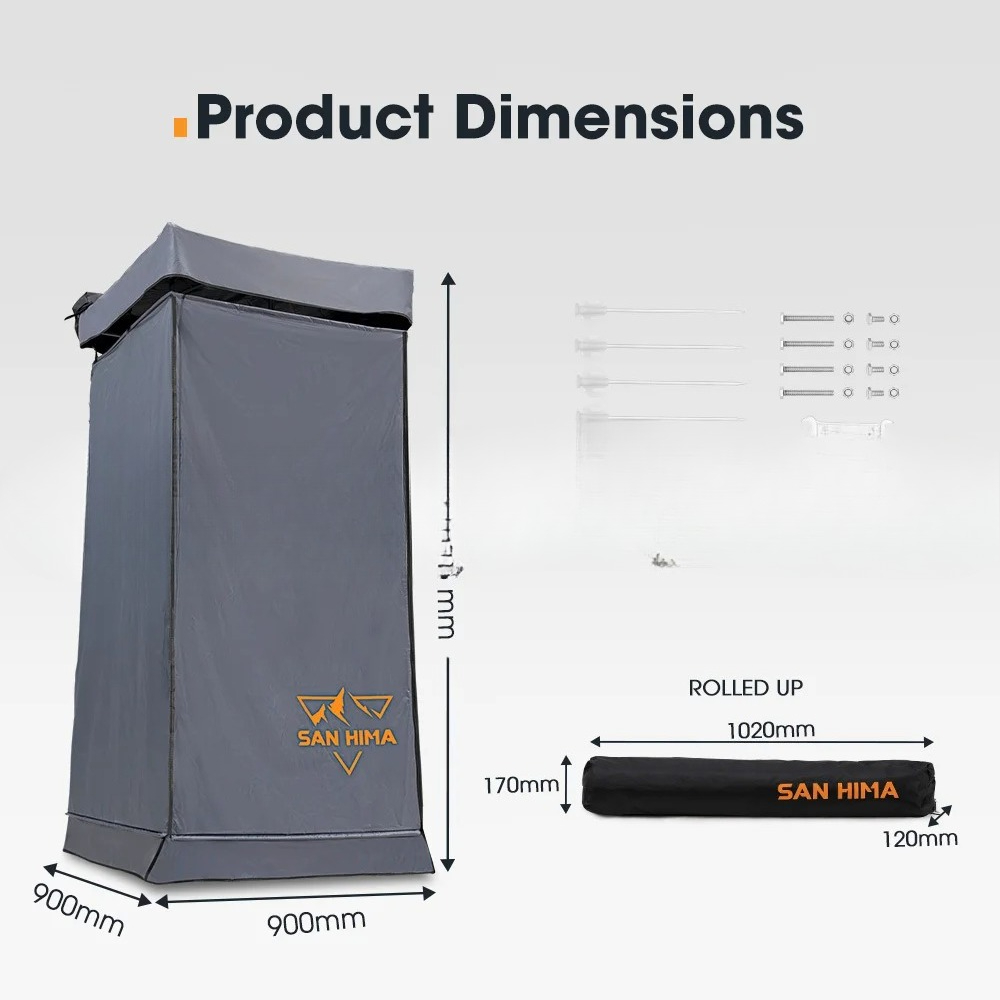 Black Rubber Shower Tent | Por - مراجعة Outdoor Adventure Rv وسعره