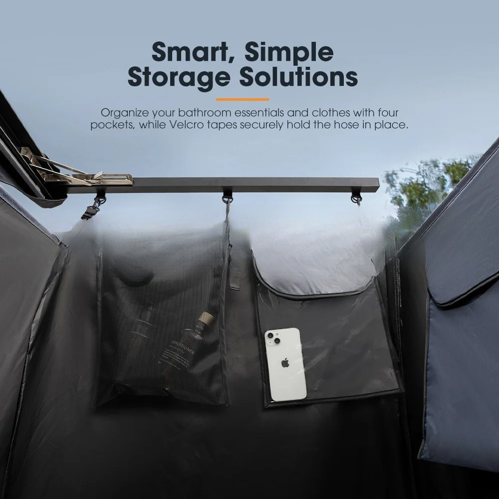 Black Rubber Shower Tent | Por - مراجعة Outdoor Adventure Rv وسعره