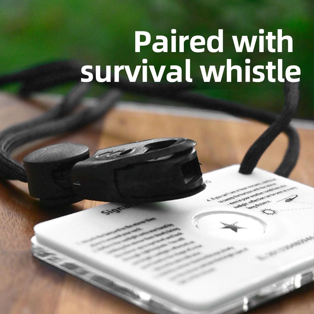 Outdoor Marine Survival Signal - مراجعة Signal Mirror Rescue وسعره