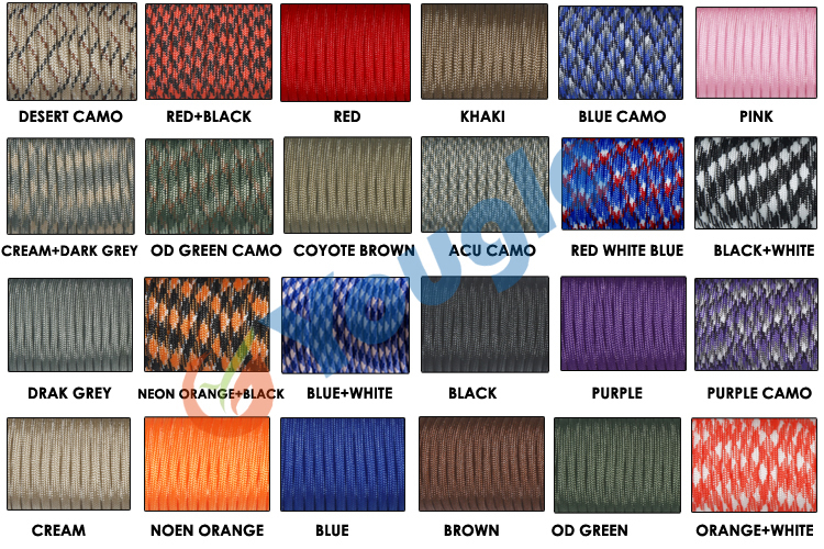 100 meters (320 feet ) Spool 5 - مراجعة Paracord 550 Feet وسعره