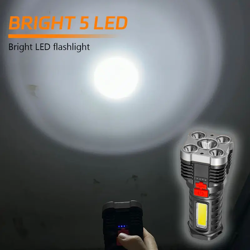 5 LED High Power Led Flashligh - مراجعة Outdoor Adventure Camp وسعره