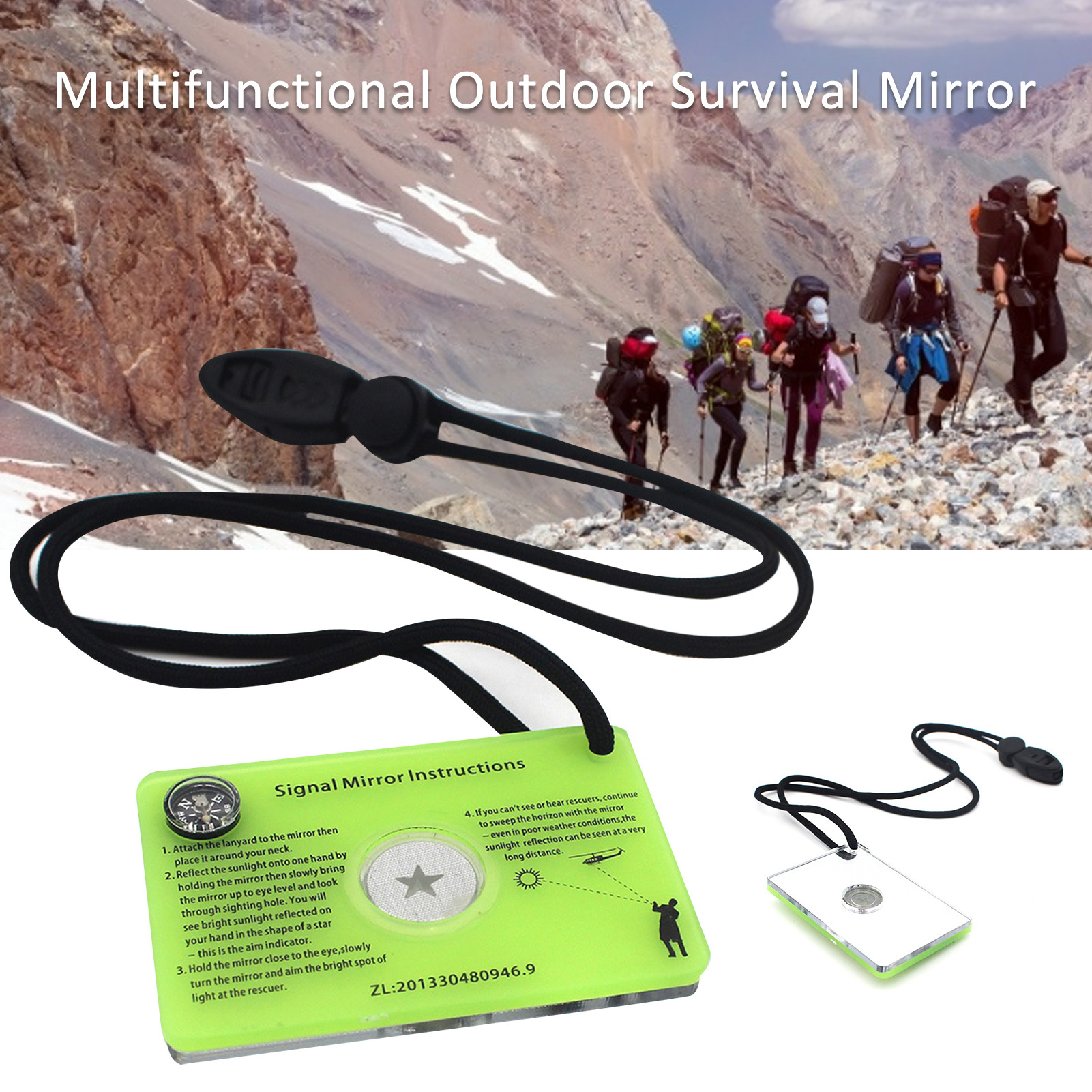 Multifunctional Survival Emerg - مراجعة Signal Mirror Rescue وسعره