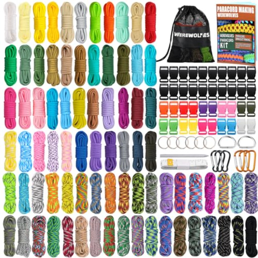 80 Colors Paracord Cord 550 Pa - مراجعة Paracord 550 Feet وسعره