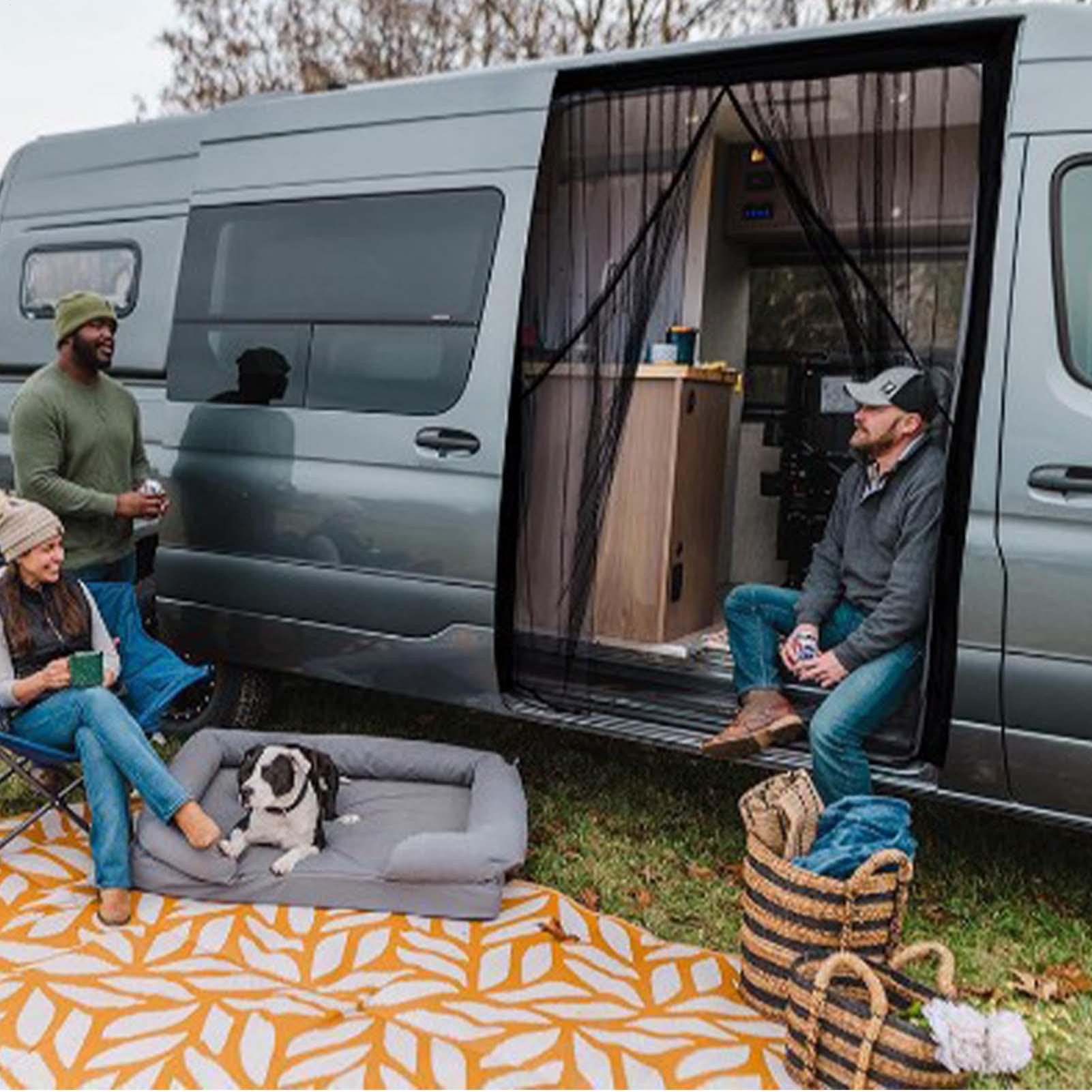 Van Door Screen UV-Resistant N - مراجعة Outdoor Adventure Rv وسعره