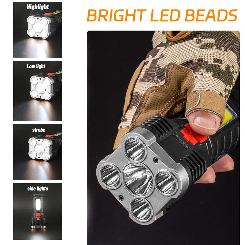 5 LED High Power Led Flashligh - مراجعة Outdoor Adventure Camp وسعره