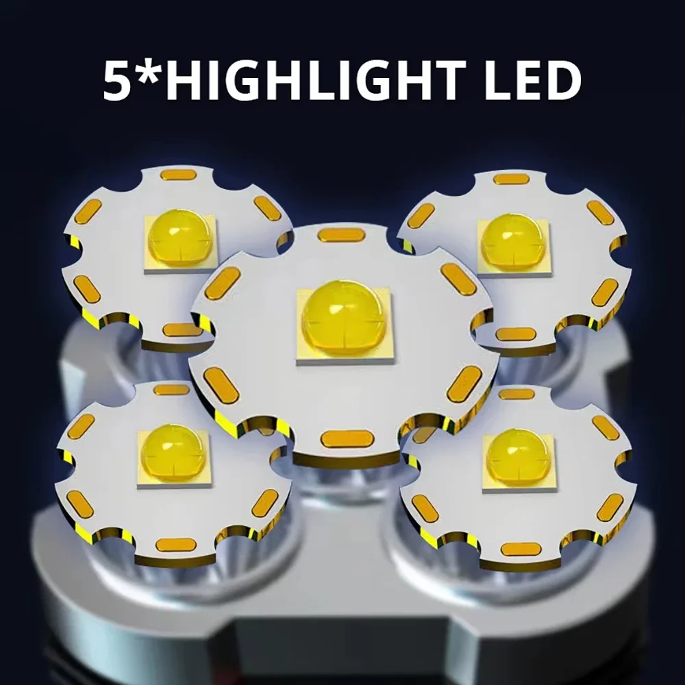 5 LED High Power Led Flashligh - مراجعة Outdoor Adventure Camp وسعره