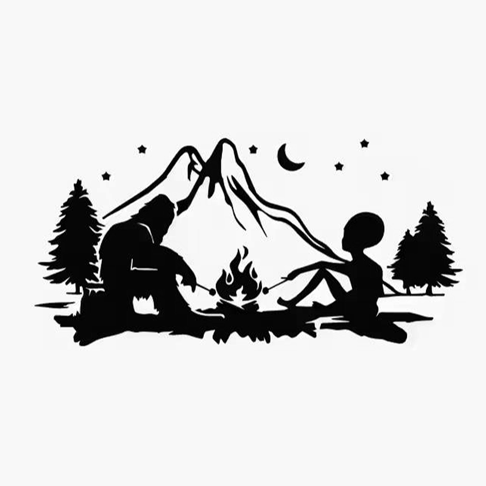 Alien and Bigfoot Campfire Vin - مراجعة Outdoor Adventure Rv وسعره