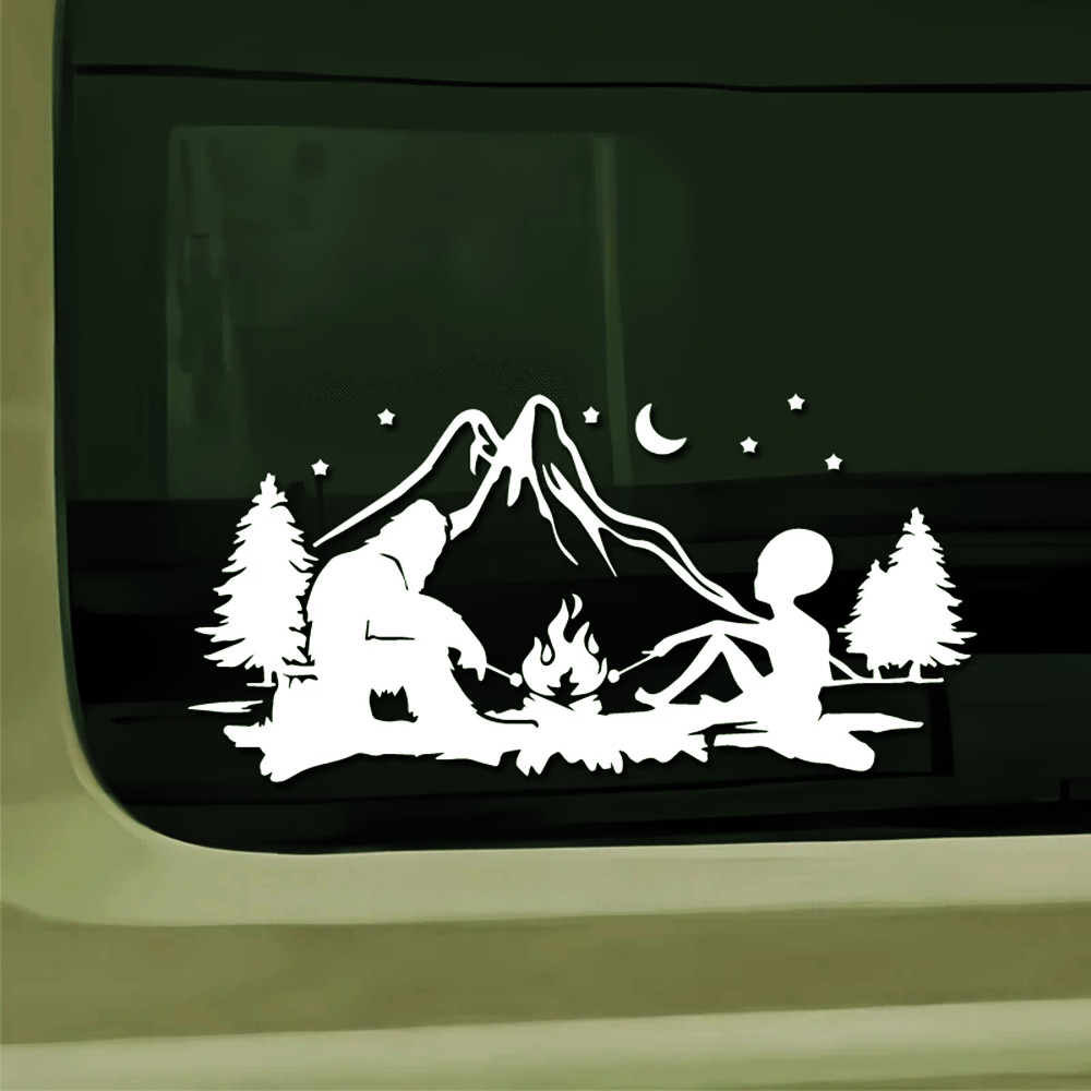 Alien and Bigfoot Campfire Vin - مراجعة Outdoor Adventure Rv وسعره