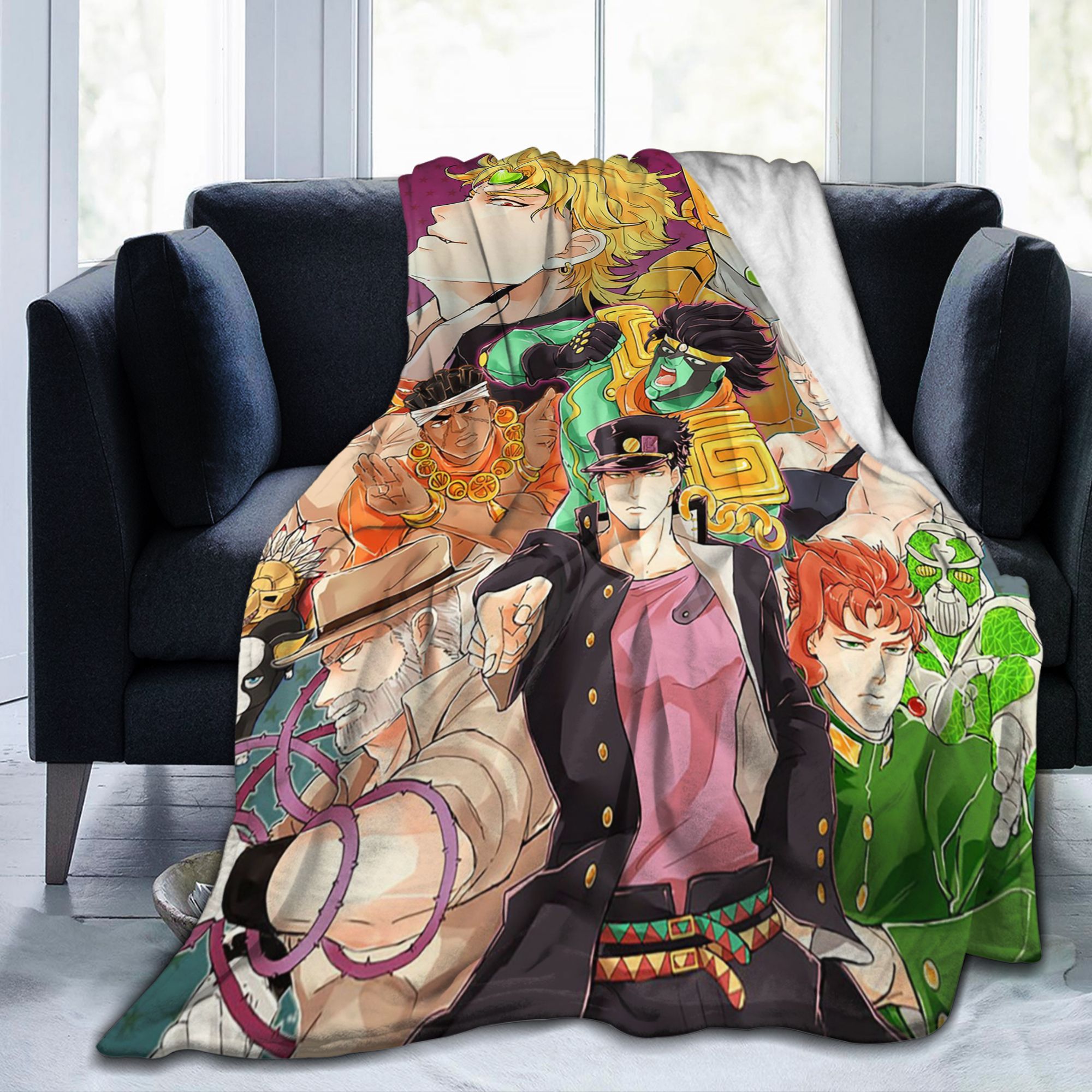 Joseph Joestar Kujo Jotaro Dio - مراجعة Outdoor Adventure Quilt وسعره