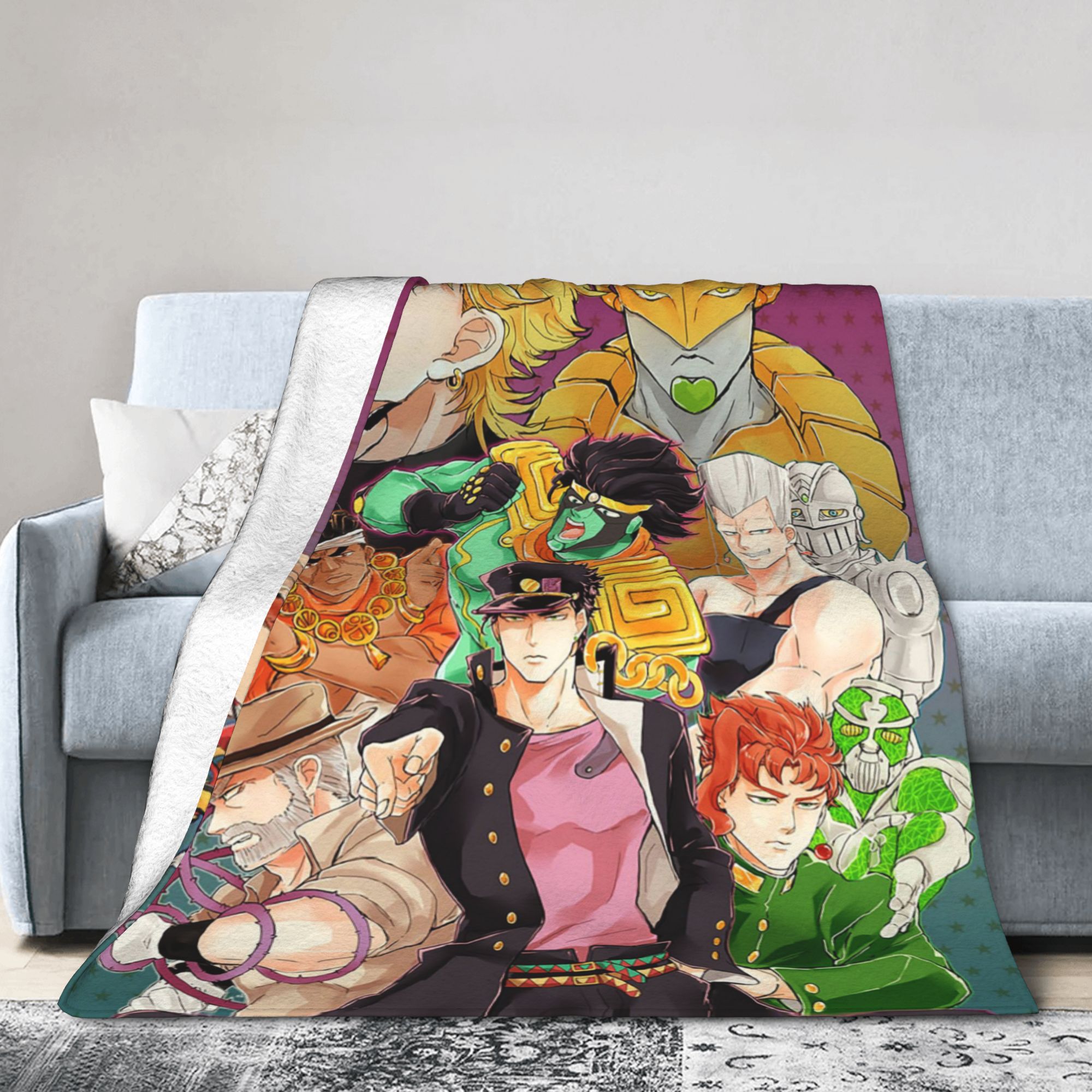 Joseph Joestar Kujo Jotaro Dio - مراجعة Outdoor Adventure Quilt وسعره