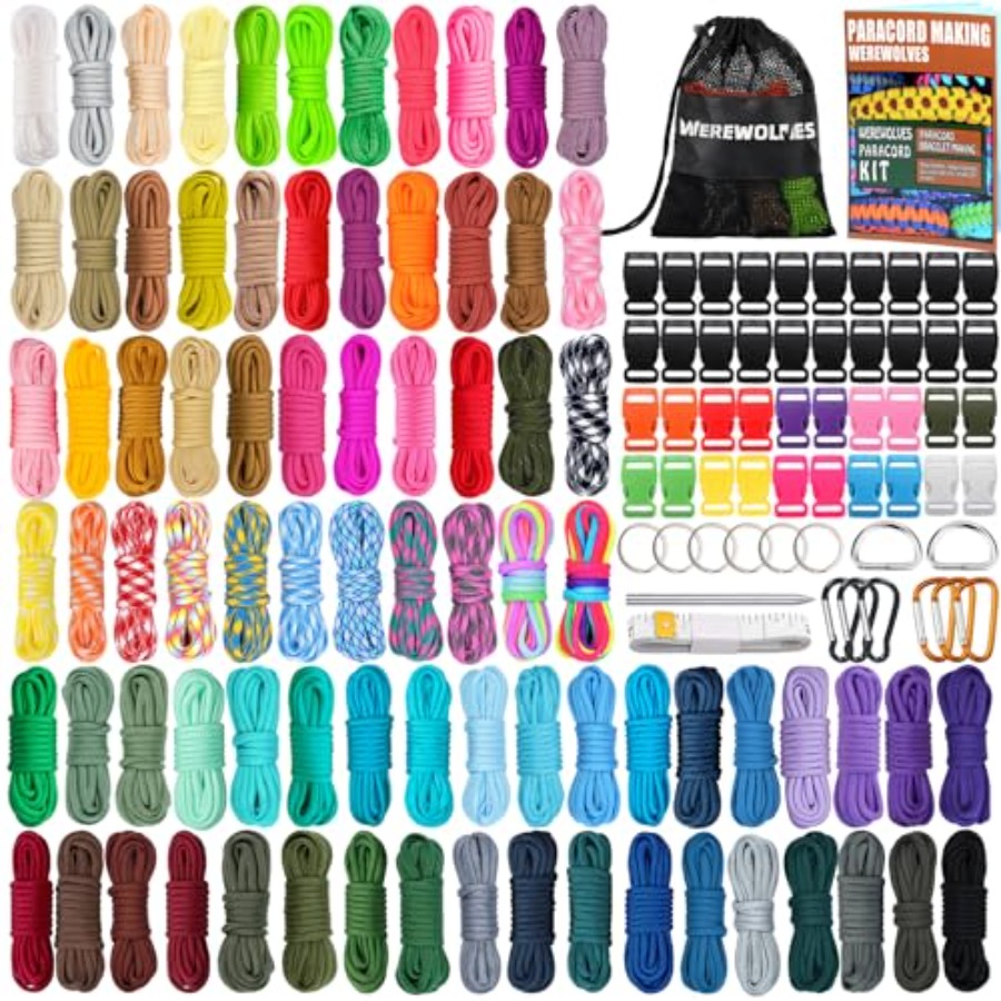 80 Colors Paracord Cord 550 Pa - مراجعة Paracord 550 Feet وسعره