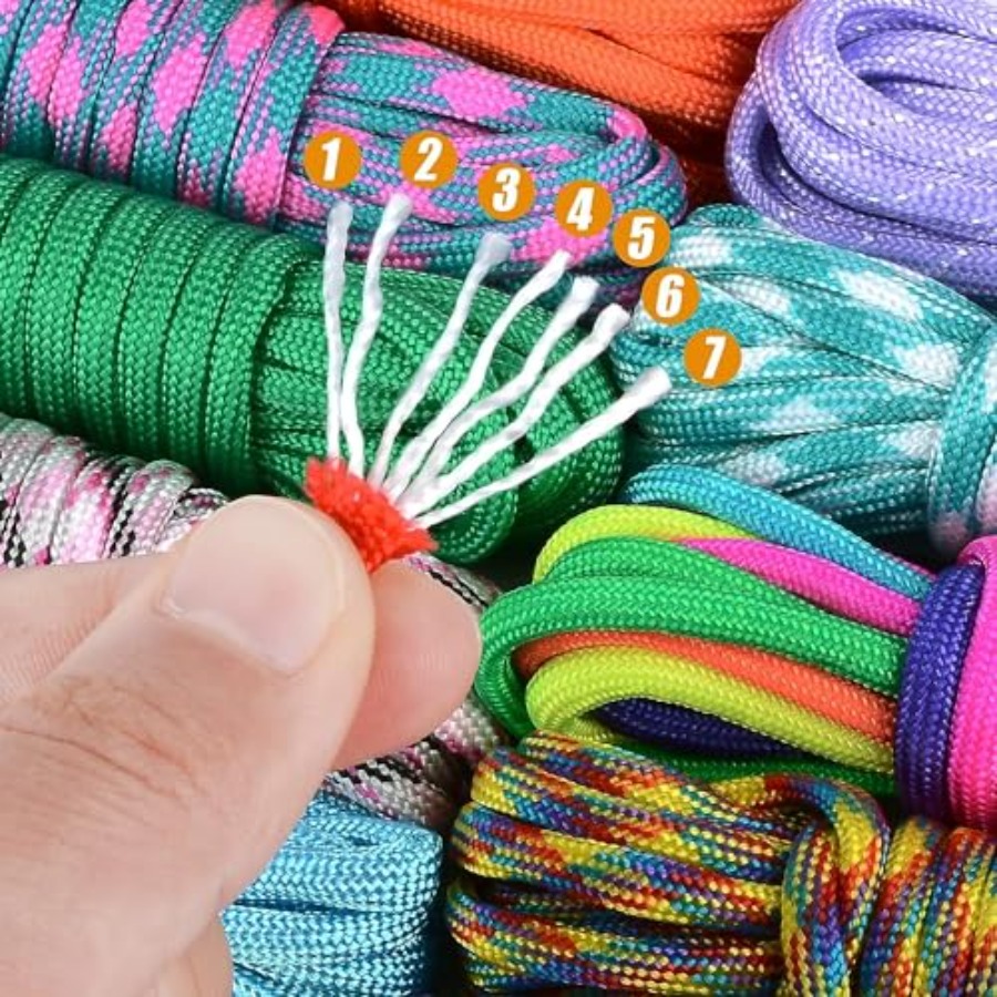 80 Colors Paracord Cord 550 Pa - مراجعة Paracord 550 Feet وسعره