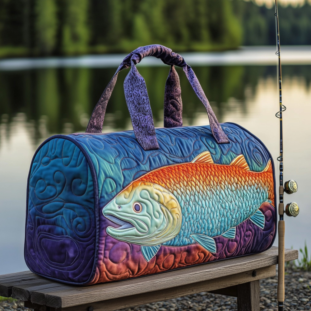 Trendy Handmade Quilted Fishin - مراجعة Outdoor Adventure Quilt وسعره