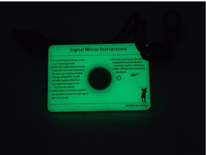 Rectangular Emergency Mirror M - مراجعة Signal Mirror Rescue وسعره