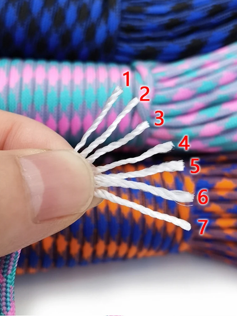 1pcs 550 Paracord Parachute Co - مراجعة Paracord 550 Feet وسعره