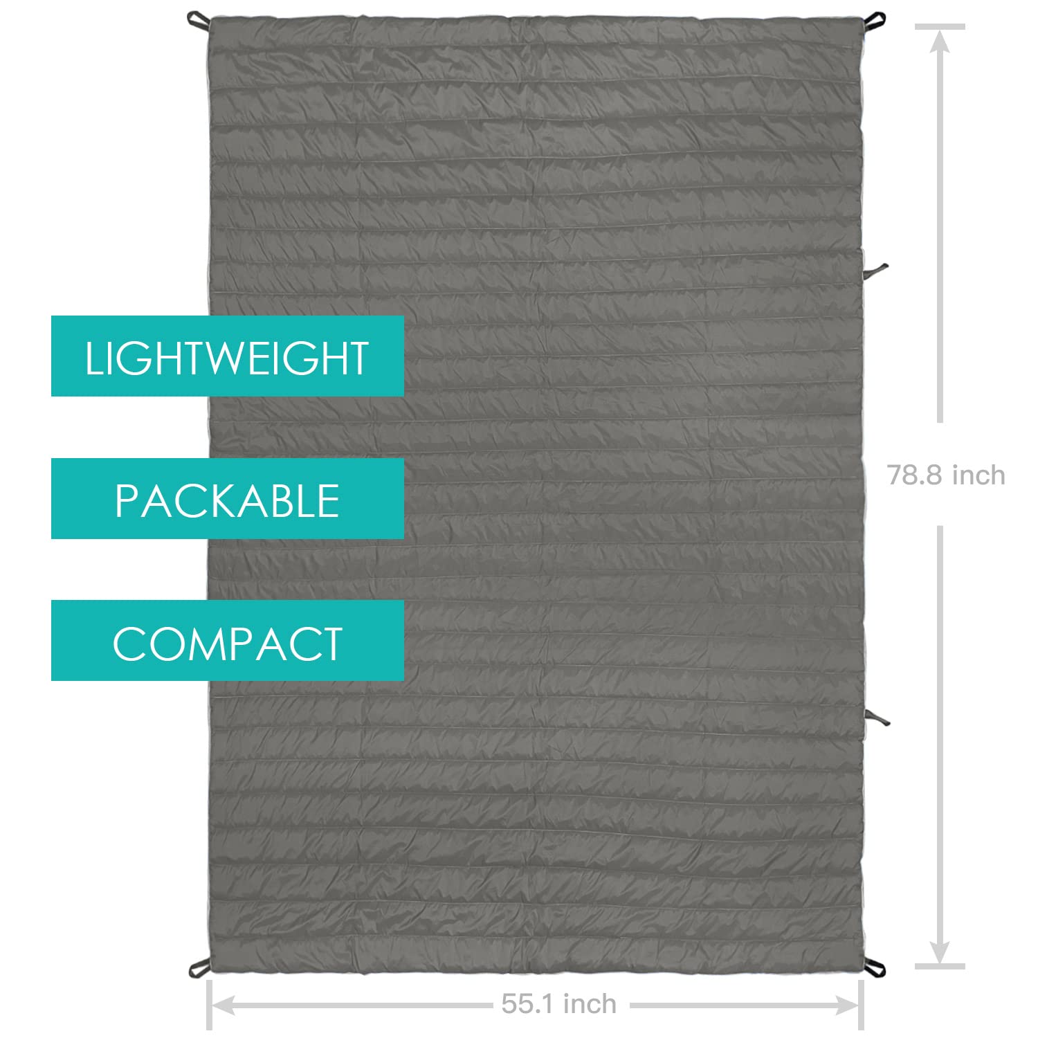 Machine Washable Polyester Fib - مراجعة Outdoor Adventure Quilt وسعره