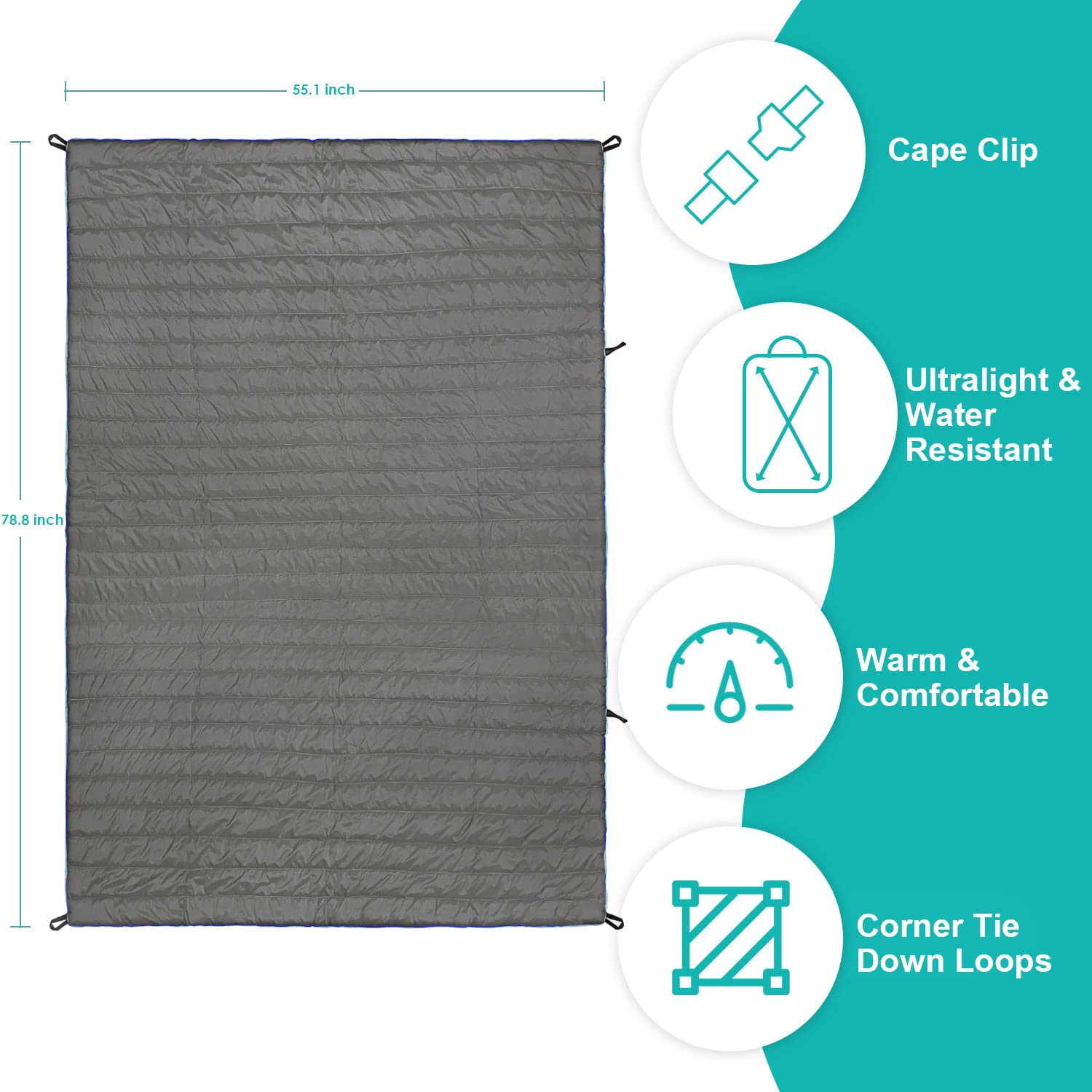 Machine Washable Polyester Fib - مراجعة Outdoor Adventure Quilt وسعره