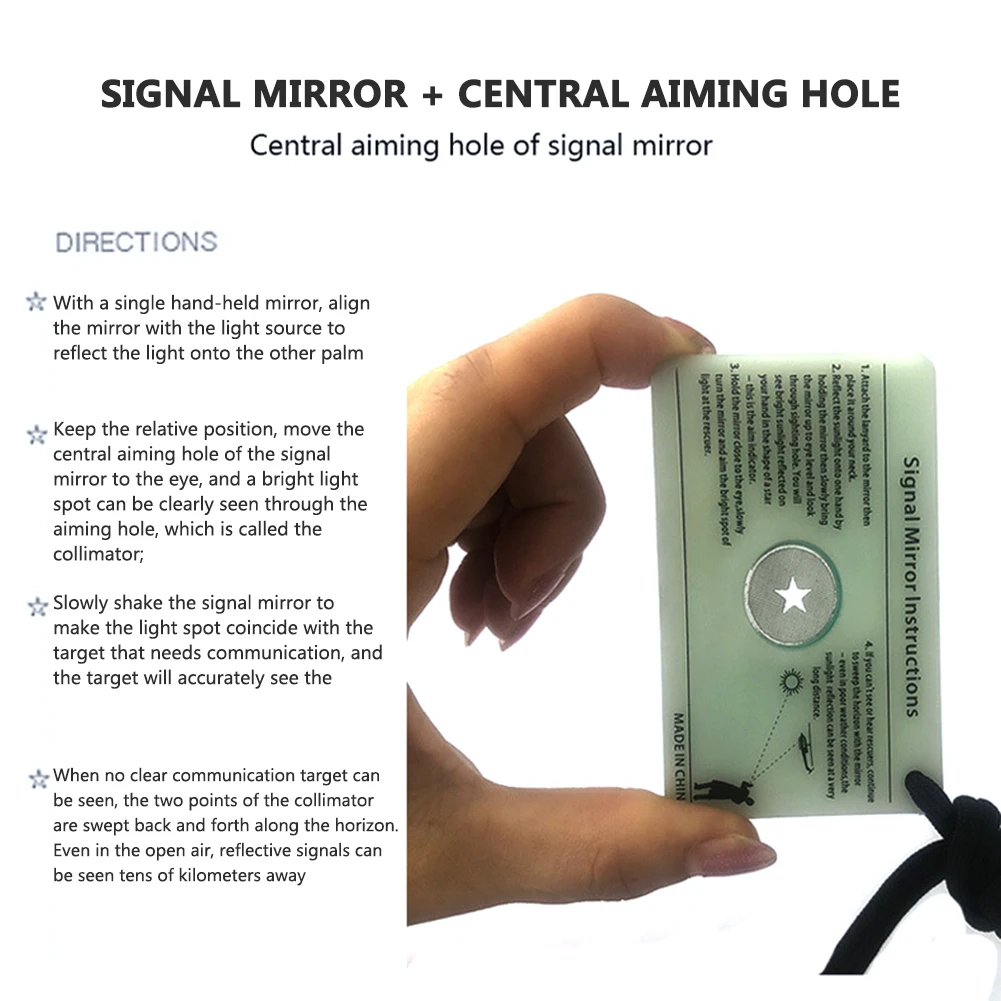 Multifunction Survival Marine  - مراجعة Signal Mirror Rescue وسعره