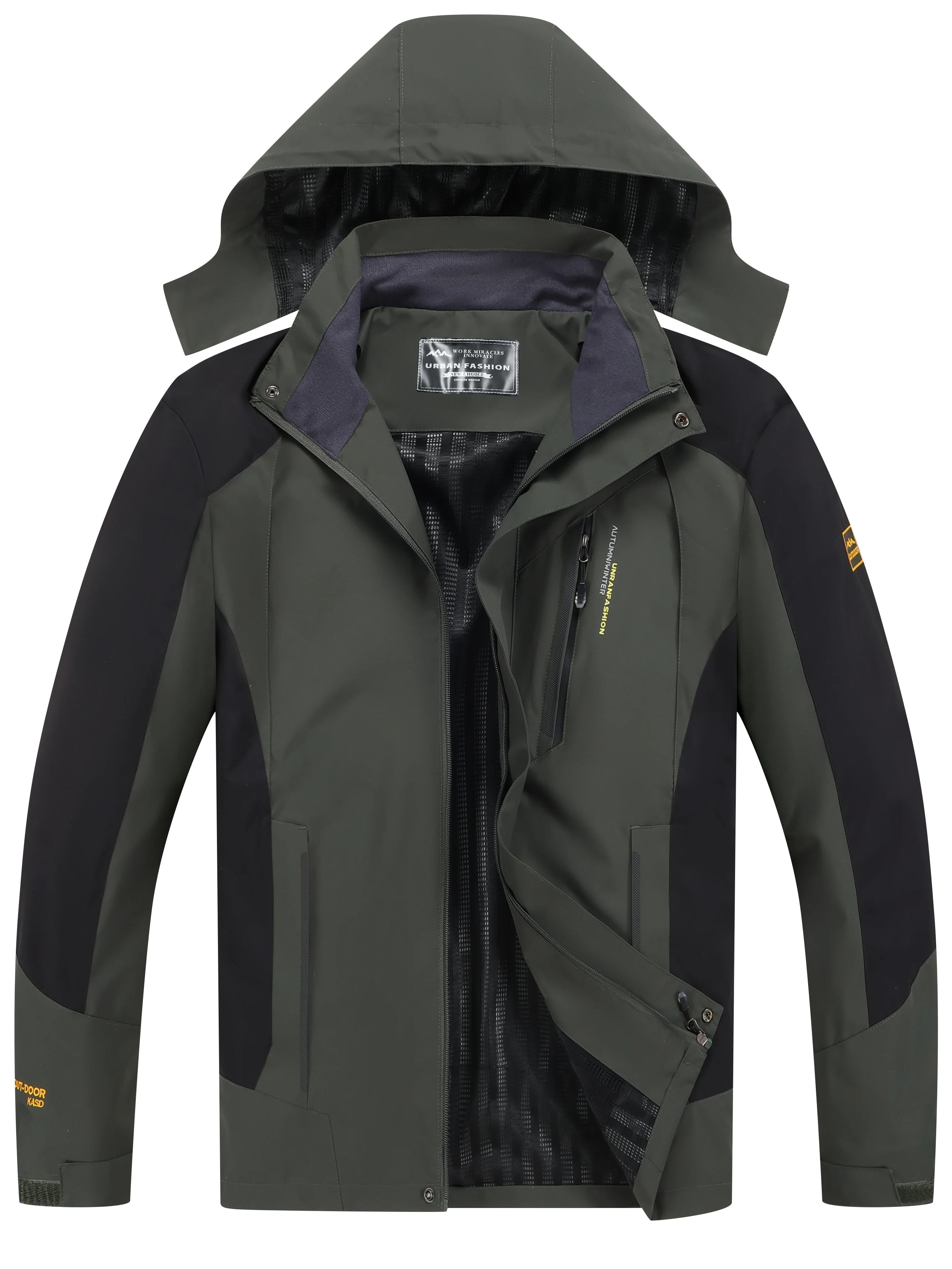 Men's Waterproof Hiking Jacket - مراجعة Outdoor Adventure Hat وسعره