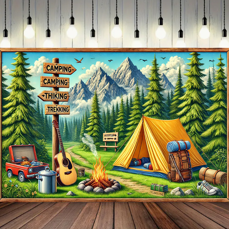 1 camping and outdoor adventur - مراجعة Outdoor Adventure Birthday Party وسعره