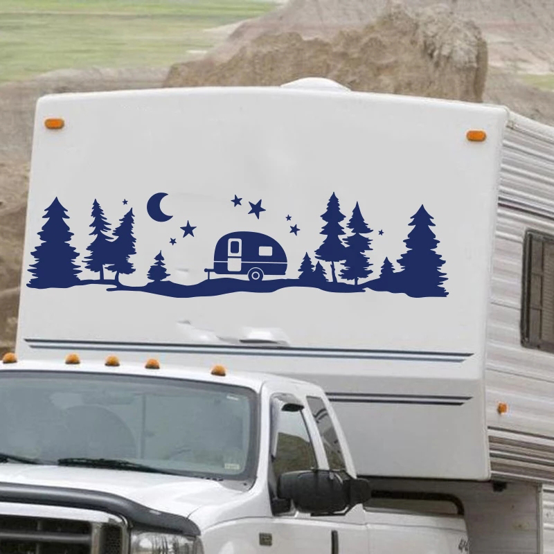 Large star forest vinyl Car st - مراجعة Outdoor Adventure Rv وسعره