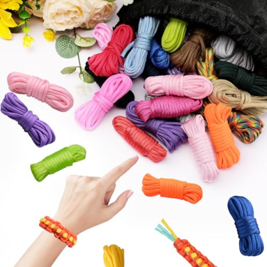 85 Pcs Paracord 550 Combo Kit  - مراجعة Paracord 550 Feet وسعره