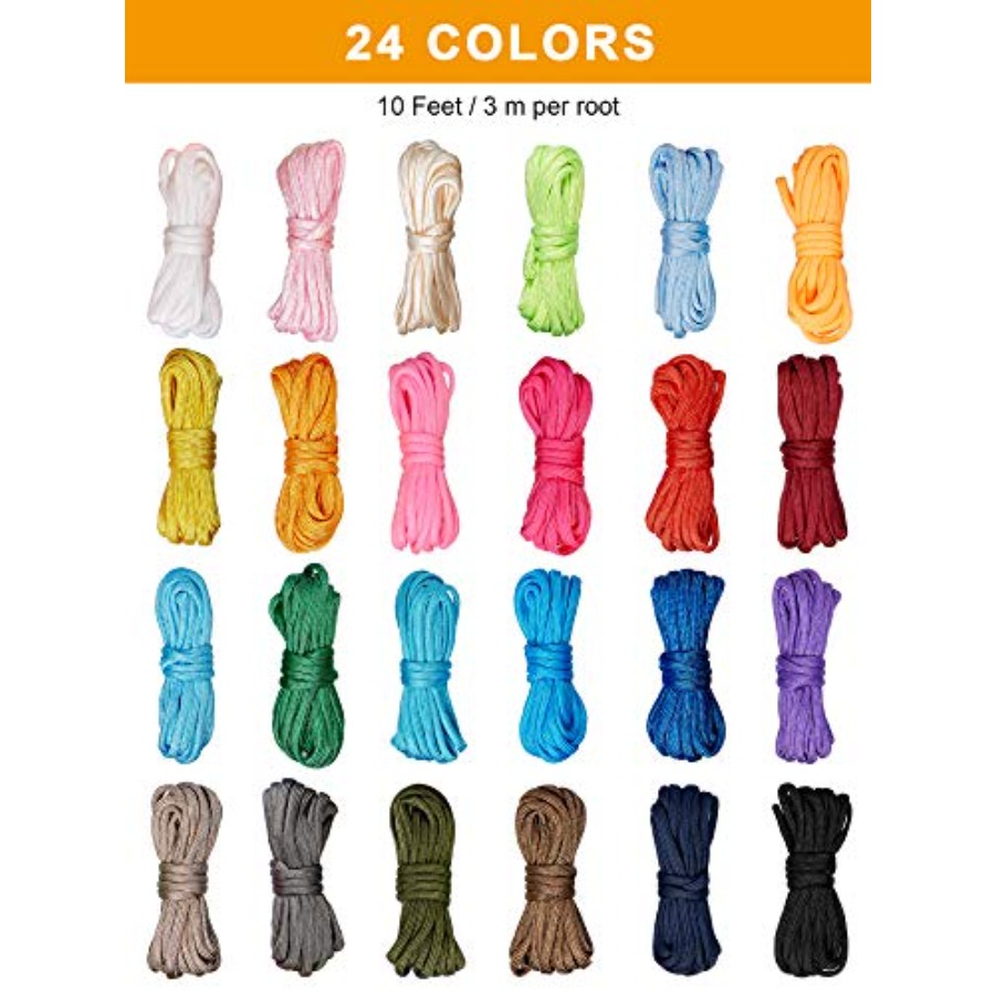 24 Pieces 10 Feet Paracord Cor - مراجعة Paracord 550 Feet وسعره