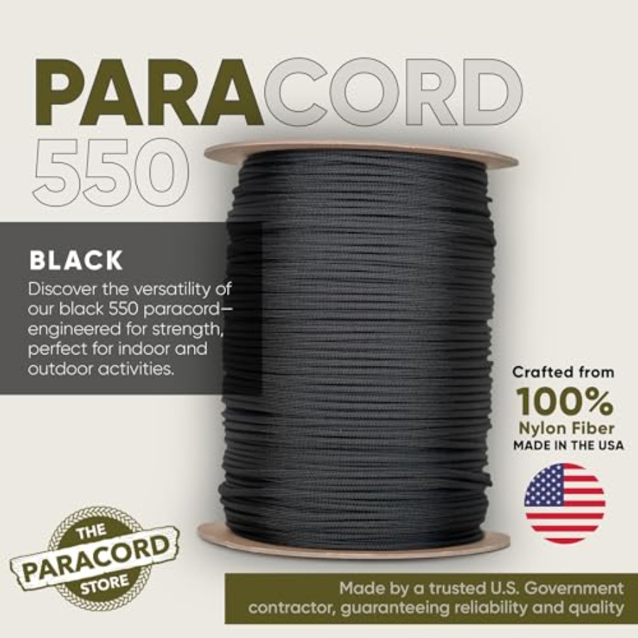 Type III 550 Paracord - 1000 F - مراجعة Paracord 550 Feet وسعره